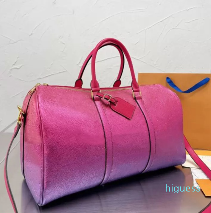 Designer-Quality Men Fashion Duffle Bag Pink Gradie Travel Bags Mens Handle Luggage Gentleman Business Totes with Shoulder Strap Praise and Explosion
Designer-Quality Men Fashion Duffle Bag Pink Gradie Travel Bags Mens Handle Luggage Gentleman Business Totes with Shoulder Strap Praise and Explosion