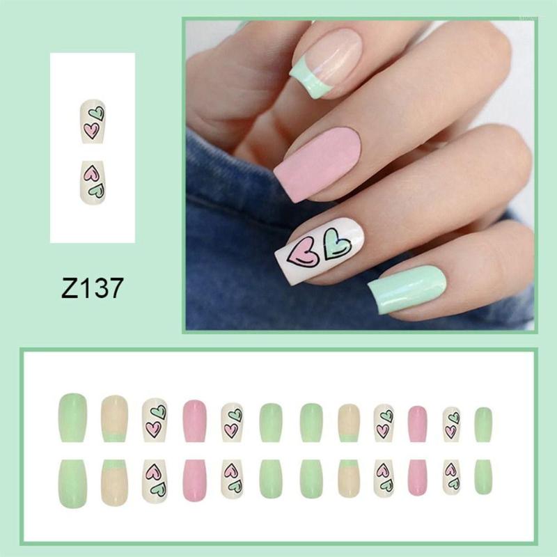 False Nails 24pcs Detachable Nail Tips Full Cover Love Character Pattern Fake Long Square
False Nails 24pcs Detachable Nail Tips Full Cover Love Character Pattern Fake Long Square