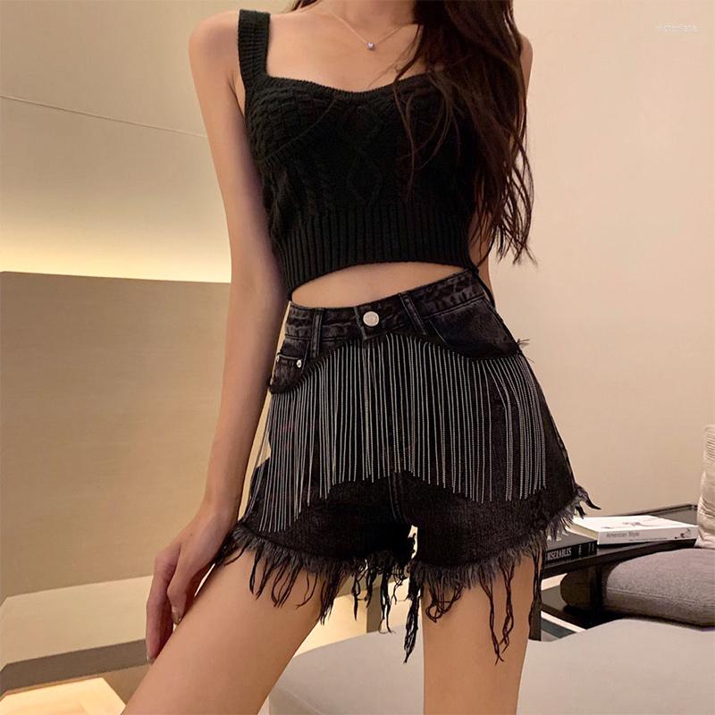 Women' Shorts 2023 Women Hong Kong Flavor Tassels Student Loose High Waist Show Thin All-match Denim Summer Female Short Jeans Fashion, Black
Women' Shorts 2023 Women Hong Kong Flavor Tassels Student Loose High Waist Show Thin All-match Denim Summer Female Short Jeans Fashion, Black