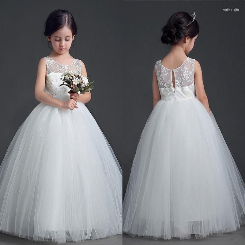 Girl Dresses Princess Flower Jewel Neck Three Quarter Sleeves Satin Crystal Child Pageant Wedding Sa, All ivory
Girl Dresses Princess Flower Jewel Neck Three Quarter Sleeves Satin Crystal Child Pageant Wedding Sa, All ivory