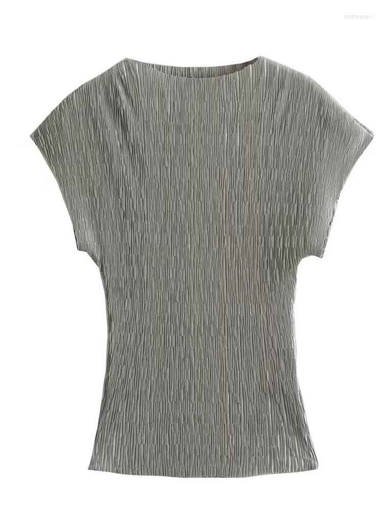 Women' Blouses Chic Lady Spring Summer Casual Solid Pleated Shirts 2023 Womens Fashion Stand Collar Sleeveless Tops Female Slim Black, Gray
Women' Blouses Chic Lady Spring Summer Casual Solid Pleated Shirts 2023 Womens Fashion Stand Collar Sleeveless Tops Female Slim Black, Gray