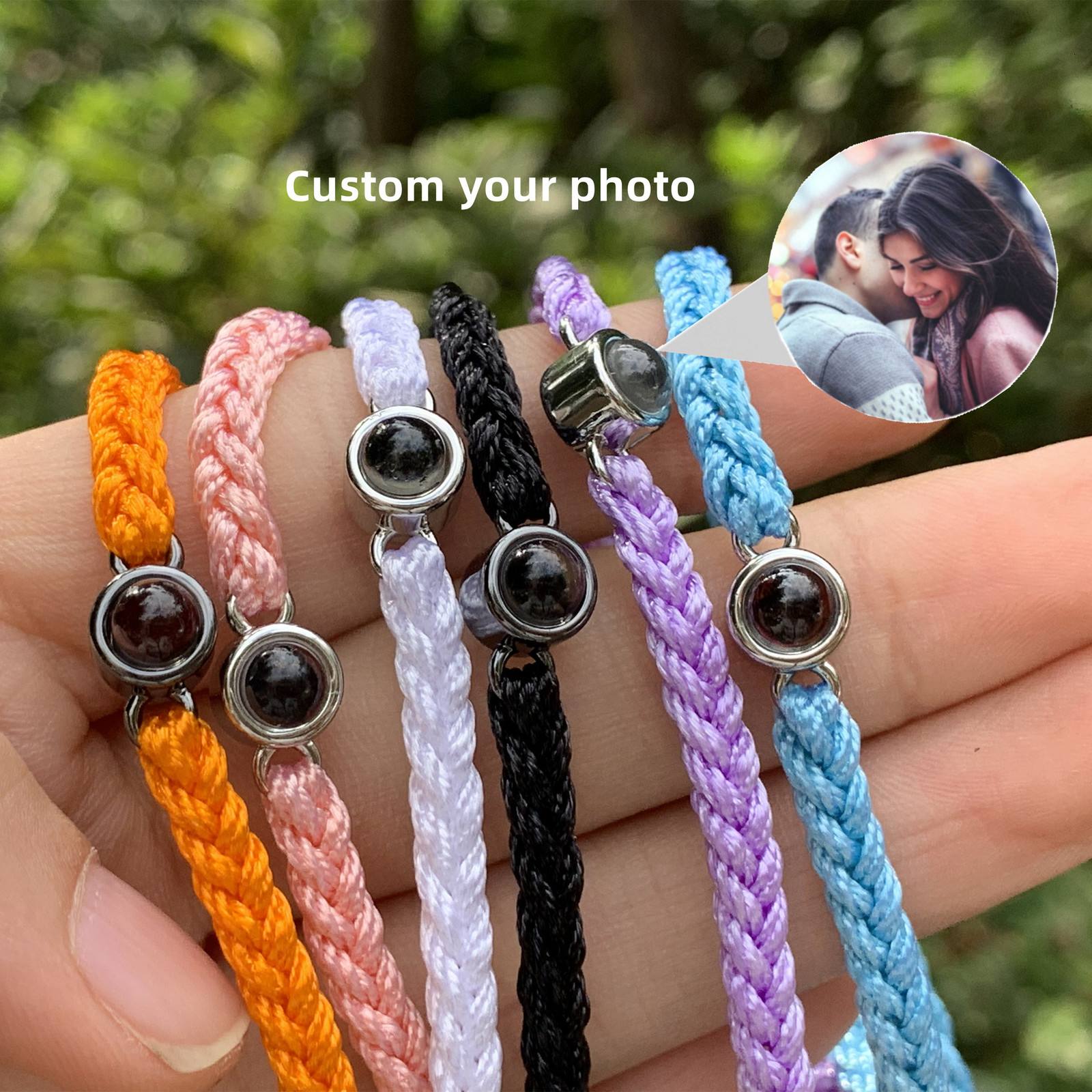 Chain braided bracelet Personalized Circle Po Bracelet Custom Projection Necklace Personality Memorial Birthday Christmas Gift 230313
Chain braided bracelet Personalized Circle Po Bracelet Custom Projection Necklace Personality Memorial Birthday Christmas Gift 230313