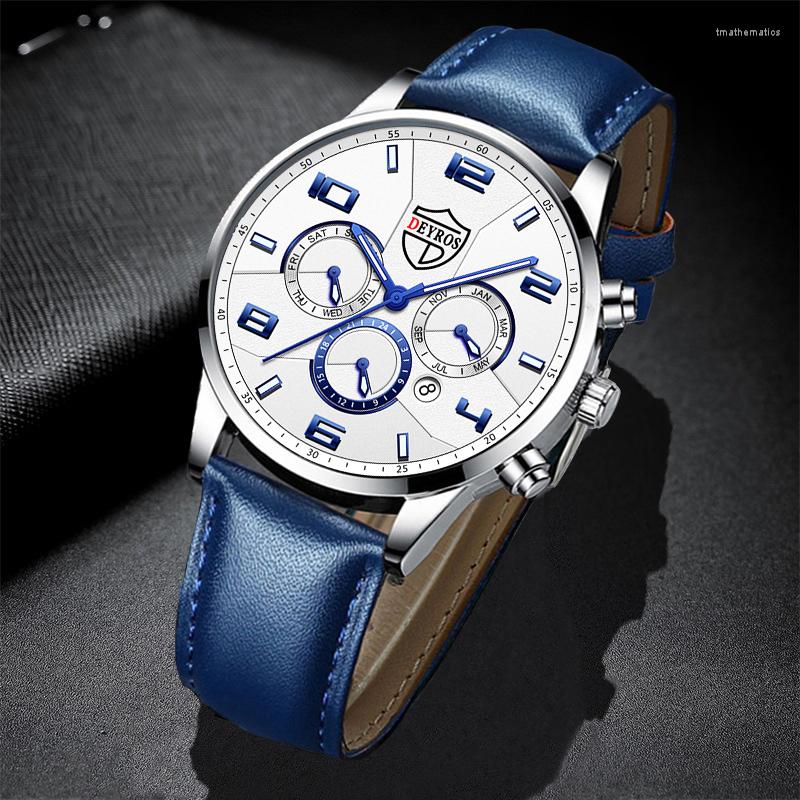 Wristwatches Fashion Mens Business Watches Luxury Stainless Steel Analog Quartz Wrist Watch Men Sports Leather Luminous Clock, Leather black black
Wristwatches Fashion Mens Business Watches Luxury Stainless Steel Analog Quartz Wrist Watch Men Sports Leather Luminous Clock, Leather black black
