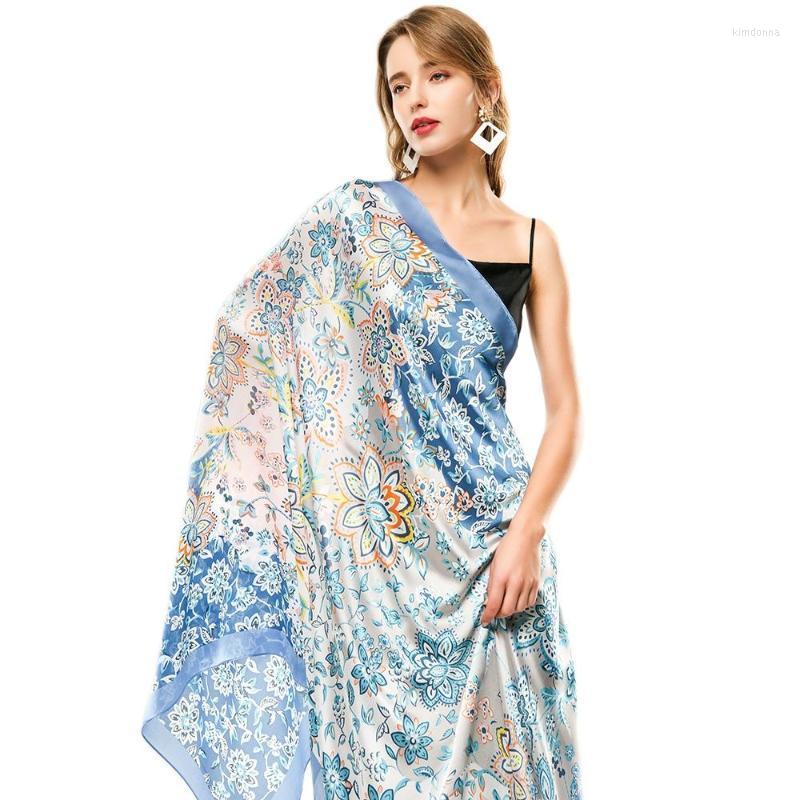 Scarves Fashion Kerchief Silk Satin Neck Scarf For Women Print Hijab Female 180 90cm Rectangle Shawls Wraps LadyScarves Kimd22
Scarves Fashion Kerchief Silk Satin Neck Scarf For Women Print Hijab Female 180 90cm Rectangle Shawls Wraps LadyScarves Kimd22