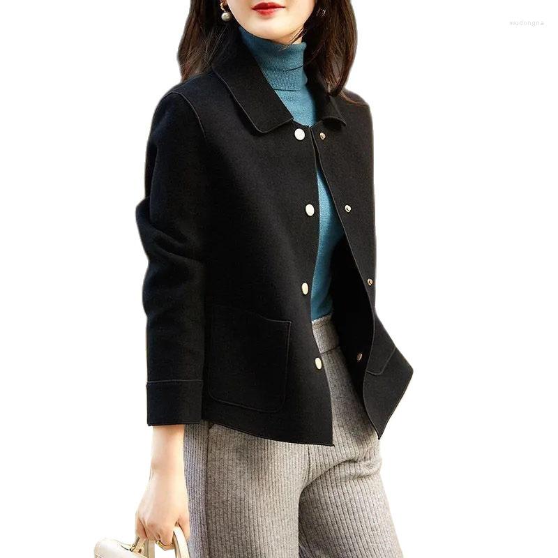 Women's Wool Women Jackets 2023 Spring Autumn Fashion Loose Short Woolen Coat Female Blouse Single-Breasted Outwear Overcoat, Coffee color
Women's Wool Women Jackets 2023 Spring Autumn Fashion Loose Short Woolen Coat Female Blouse Single-Breasted Outwear Overcoat, Coffee color