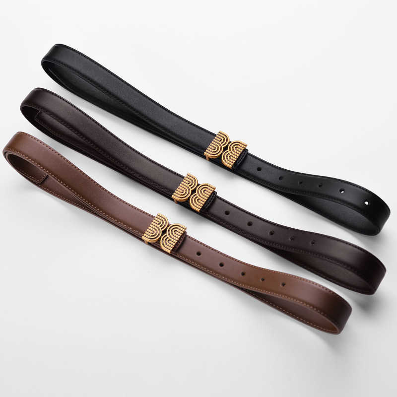 Waist Chain Belts Buckles Men's Women's New belt Women's smooth buckle leather belt Women's versatile black belt decorative jeans thin belt
Waist Chain Belts Buckles Men's Women's New belt Women's smooth buckle leather belt Women's versatile black belt decorative jeans thin belt
