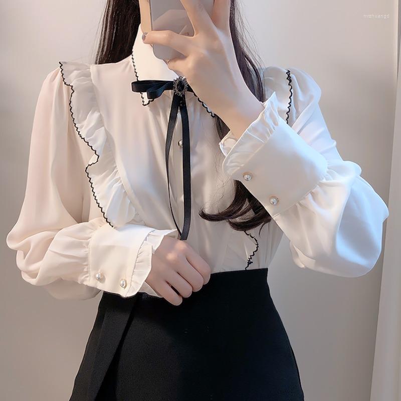 Women' Blouses 2023 Women Early Autumn Fashion Bow Long Sleeve Shirts Female Solid Color Casual Ladies Loose Chiffon J128, Dark purple
Women' Blouses 2023 Women Early Autumn Fashion Bow Long Sleeve Shirts Female Solid Color Casual Ladies Loose Chiffon J128, Dark purple