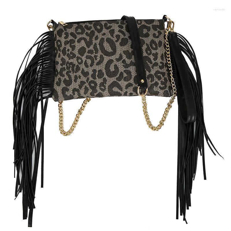 Shoulder Bags Vintage Crossbody Bag For Women PU Fringe Feather Fashion Purse, Leopard1
Shoulder Bags Vintage Crossbody Bag For Women PU Fringe Feather Fashion Purse, Leopard1