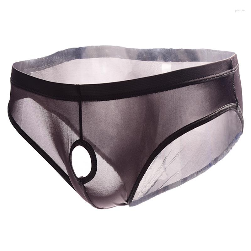 Underpants U Pouch Sissy Panties Men Hollow Sexy Ice Silk Gay Briefs Underwear, Black
Underpants U Pouch Sissy Panties Men Hollow Sexy Ice Silk Gay Briefs Underwear, Black