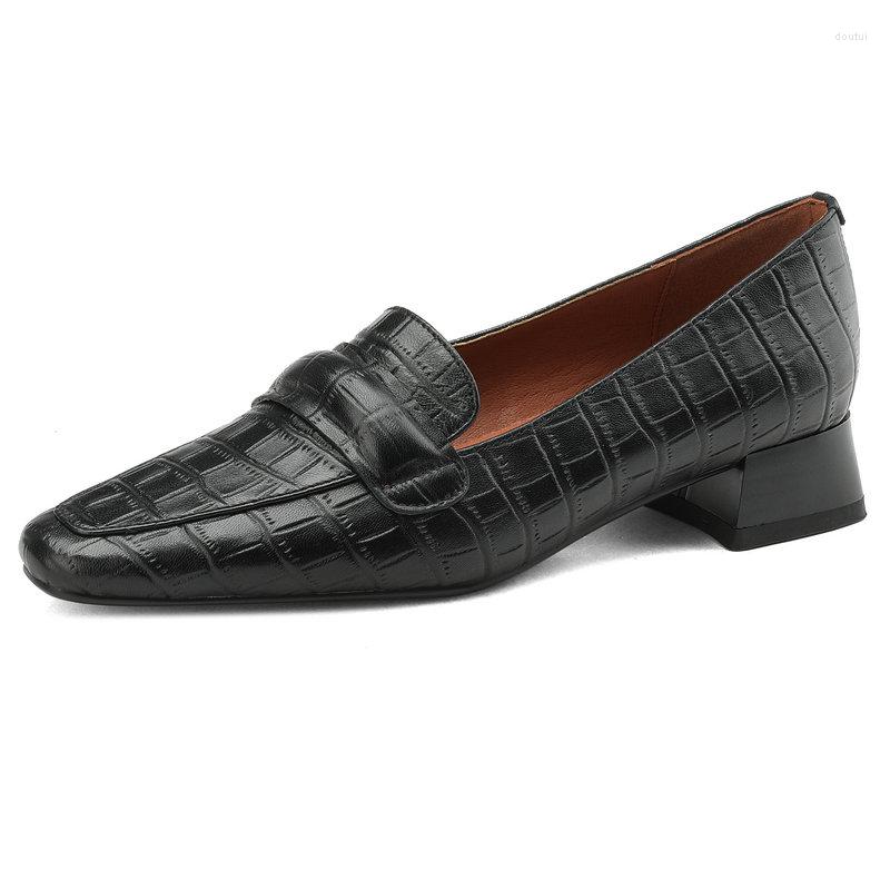 Dress Shoes Classic Women Pumps Spring Autumn Office Ladies Casual Square Toe Med Heels Concise Genuine Leather Woman, Black
Dress Shoes Classic Women Pumps Spring Autumn Office Ladies Casual Square Toe Med Heels Concise Genuine Leather Woman, Black