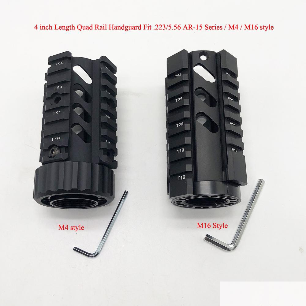 Tactical Accessories 2 Kinds Of 4 Inch Length Short Quad Rail Handguard Picatinny Mount System Black Color Anodized Drop Delivery Sp Dh0Bf
Tactical Accessories 2 Kinds Of 4 Inch Length Short Quad Rail Handguard Picatinny Mount System Black Color Anodized Drop Delivery Sp Dh0Bf