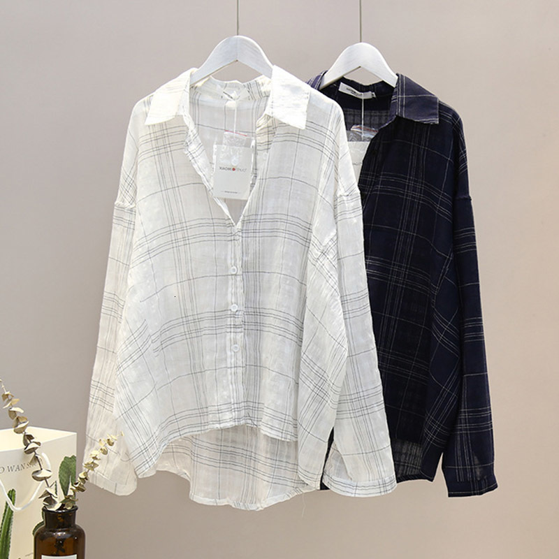 Women' Blouses Shirts 50% Perspective Woman Blouse Shirt Summer Plus Size Leisure Beach Sun Protection Tops Womans Shirts White/Blue 230313
Women' Blouses Shirts 50% Perspective Woman Blouse Shirt Summer Plus Size Leisure Beach Sun Protection Tops Womans Shirts White/Blue 230313