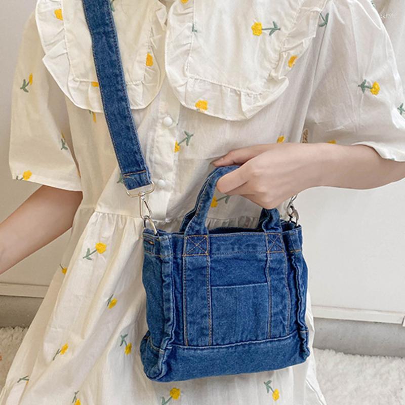 Evening Bags Denim Cloth Women Little Shoulder Bag Girl Light Blue Canvas Fabric Handbag Small Casual Tote Detachable Strap Lady Zipper, Navy blue
Evening Bags Denim Cloth Women Little Shoulder Bag Girl Light Blue Canvas Fabric Handbag Small Casual Tote Detachable Strap Lady Zipper, Navy blue