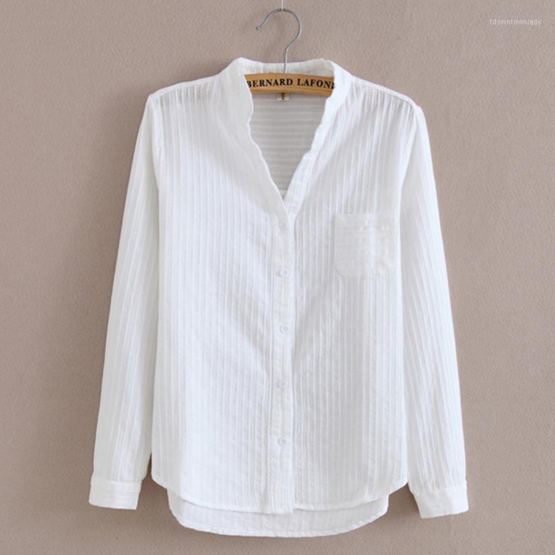 Women' Blouses Cotton Women White Shirts Long Sleeve Solid Turndown Collar Tops 2023 Spring Autumn Female Clothing Casual #H66, 3273
Women' Blouses Cotton Women White Shirts Long Sleeve Solid Turndown Collar Tops 2023 Spring Autumn Female Clothing Casual #H66, 3273
