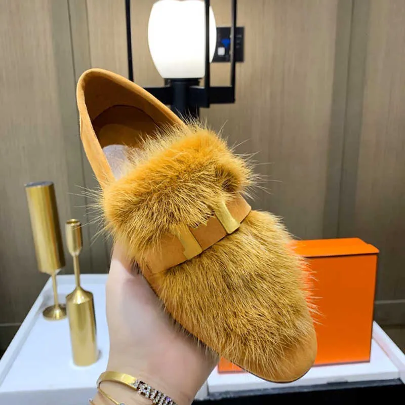 Flat Womens Dress Shoes Women Shoe Fashion Luxury Designer Classic H Buckle Decoration Mink Hair Low Heel Loafers Leather Four Seasons With
Flat Womens Dress Shoes Women Shoe Fashion Luxury Designer Classic H Buckle Decoration Mink Hair Low Heel Loafers Leather Four Seasons With