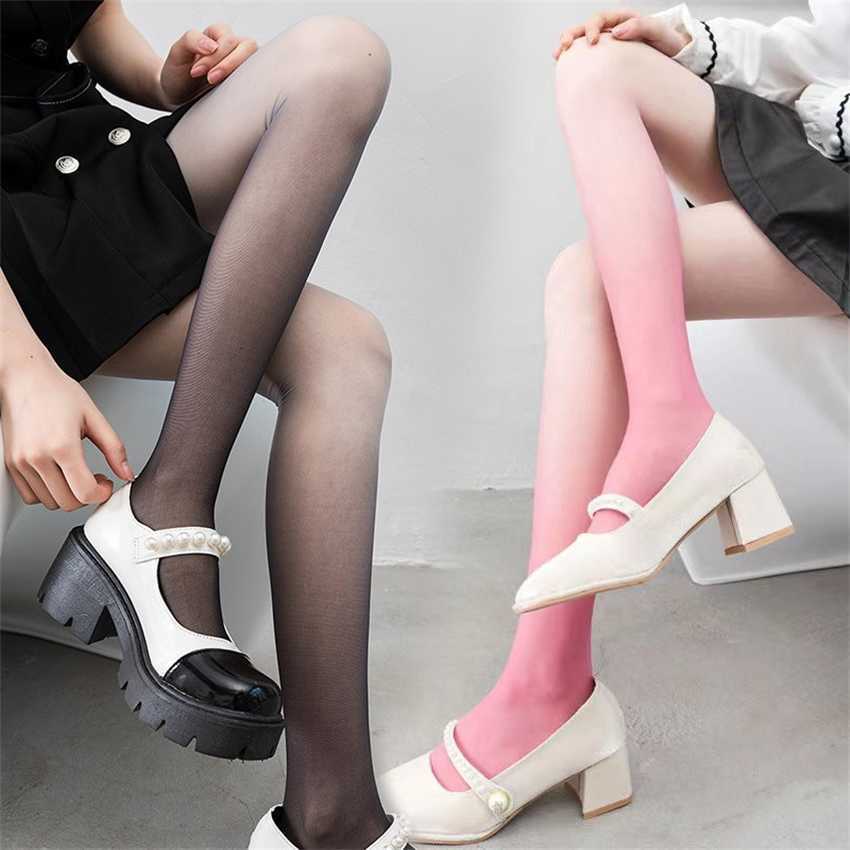 Net Red Summer Thin ins Fashion Gradual Silk Socks Pantyhose Candy Color Slim Legs Underlay, A: cored wire gray
Net Red Summer Thin ins Fashion Gradual Silk Socks Pantyhose Candy Color Slim Legs Underlay, A: cored wire gray