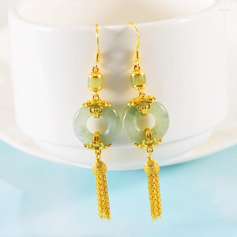 Hoop Earrings Real S925 Silver Plated Royal Style Tassel Safety Buckle An Jade MeiBaPJ Exquisite Party Gift Jewelry
Hoop Earrings Real S925 Silver Plated Royal Style Tassel Safety Buckle An Jade MeiBaPJ Exquisite Party Gift Jewelry