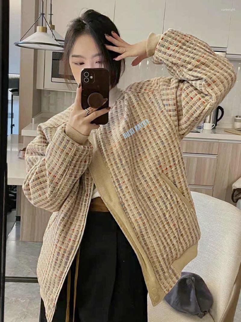 Women's Jackets ZOUXO Women Jacket 2023 Spring Autumn Fashion Vintage Lattice Baseball Coat Clothes, Picture shown
Women's Jackets ZOUXO Women Jacket 2023 Spring Autumn Fashion Vintage Lattice Baseball Coat Clothes, Picture shown