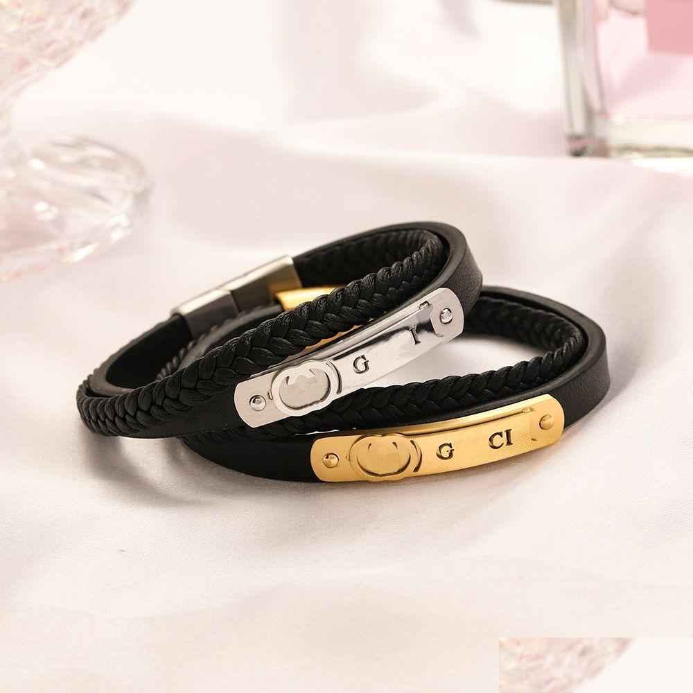 Bangle Designers Bracelets Women Leather Luxury Designer Gold Sier Letter Wispy Bracelet Jewelry Plated Stainless Steel Love Gift Ba Dhyf8
Bangle Designers Bracelets Women Leather Luxury Designer Gold Sier Letter Wispy Bracelet Jewelry Plated Stainless Steel Love Gift Ba Dhyf8