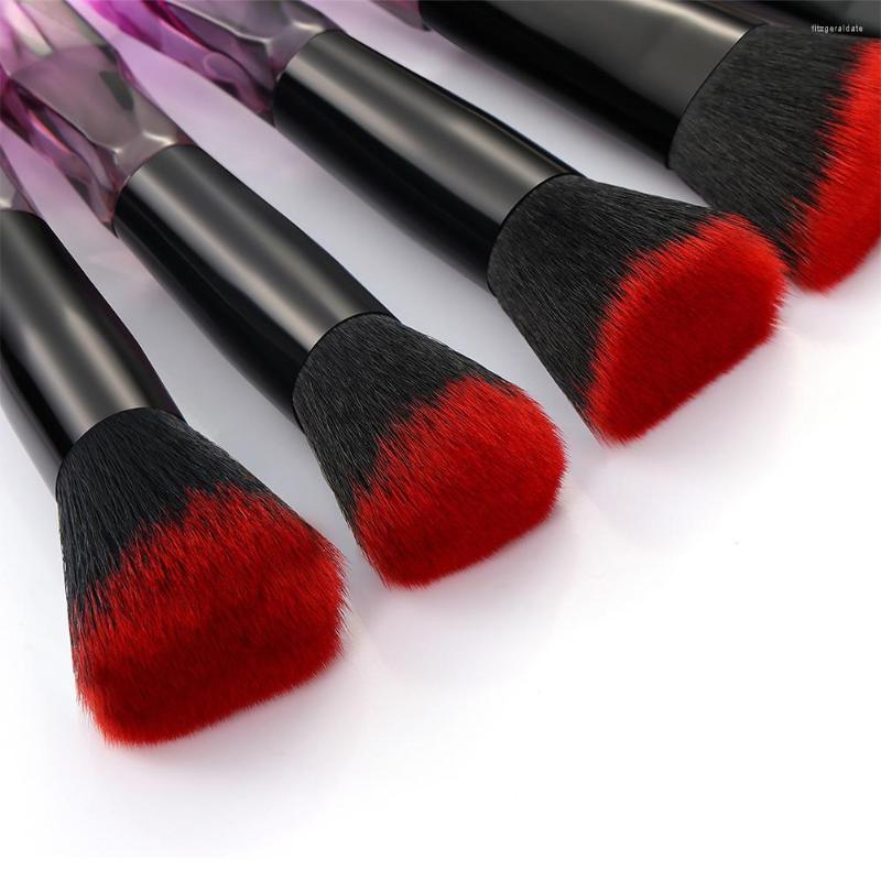 Makeup Brushes 10pcs/set Tool Synthetic Fiber For Face Cosmetic Blush Transparent Handle Blending Lip Kabuki Eye Shadow Concealer Brush
Makeup Brushes 10pcs/set Tool Synthetic Fiber For Face Cosmetic Blush Transparent Handle Blending Lip Kabuki Eye Shadow Concealer Brush