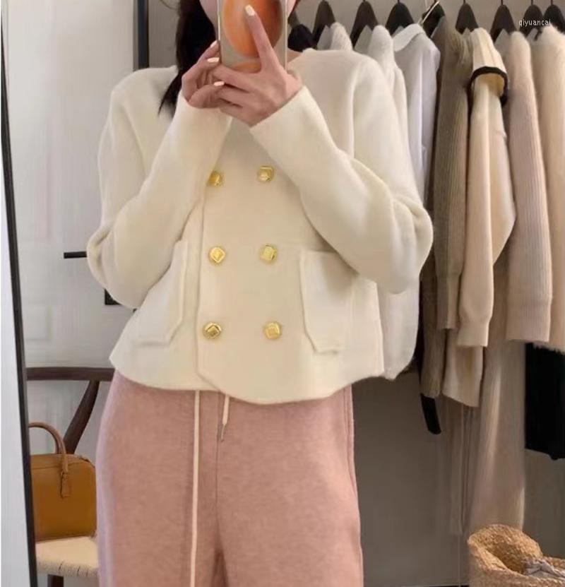 Women's Knits French Style Chic Short Korea Version Double-breasted Knit Women Sweater Spring Long-sleeved Cardigan Jacket, Black
Women's Knits French Style Chic Short Korea Version Double-breasted Knit Women Sweater Spring Long-sleeved Cardigan Jacket, Black
