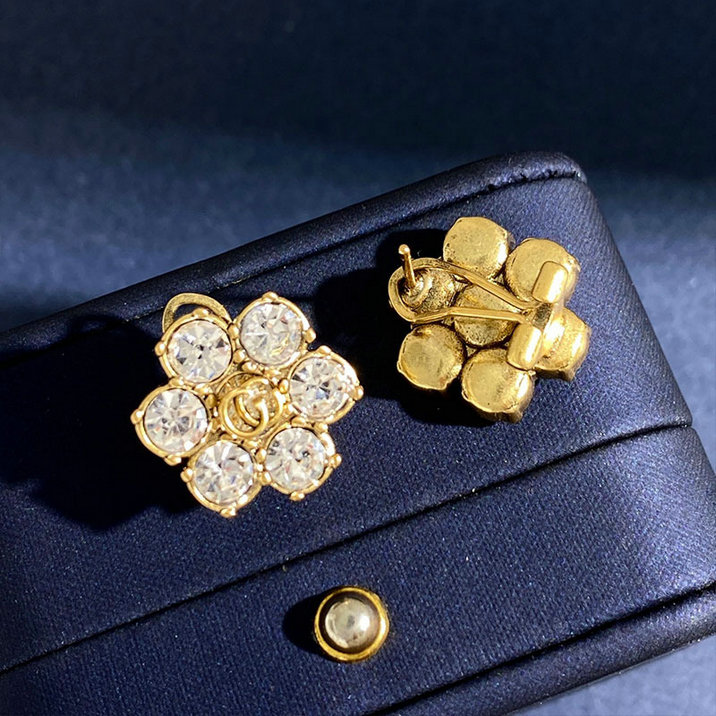 Stud Vintage Gold Plated Crystal Vintage Flower Earrings Jewelries Letter wedding gift factory wholesale With dust bag
Stud Vintage Gold Plated Crystal Vintage Flower Earrings Jewelries Letter wedding gift factory wholesale With dust bag