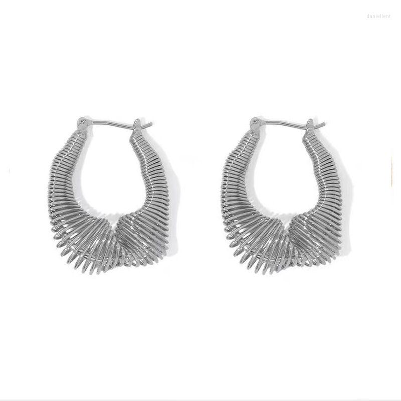 Hoop Earrings 2023 Design Coil Thread Golden Silver Color Metal Irregular Round Weave For Women Ear Accessories
Hoop Earrings 2023 Design Coil Thread Golden Silver Color Metal Irregular Round Weave For Women Ear Accessories