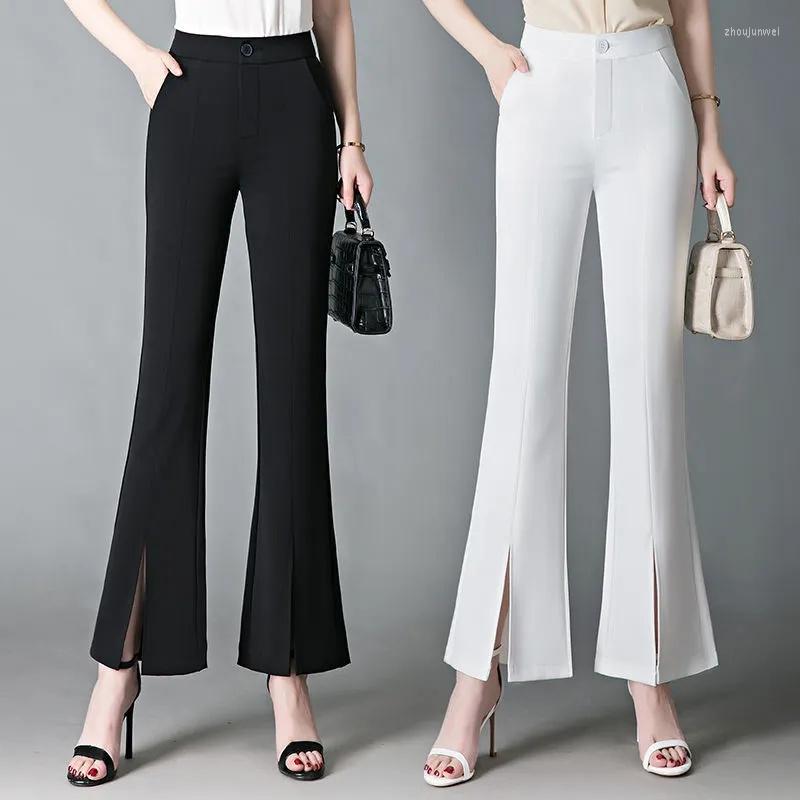 Women's Pants Women's Slit Flared Trousers Summer 2023 Fashion Thin Wide Leg Loose High Waist Casual Women Suit, White
Women's Pants Women's Slit Flared Trousers Summer 2023 Fashion Thin Wide Leg Loose High Waist Casual Women Suit, White
