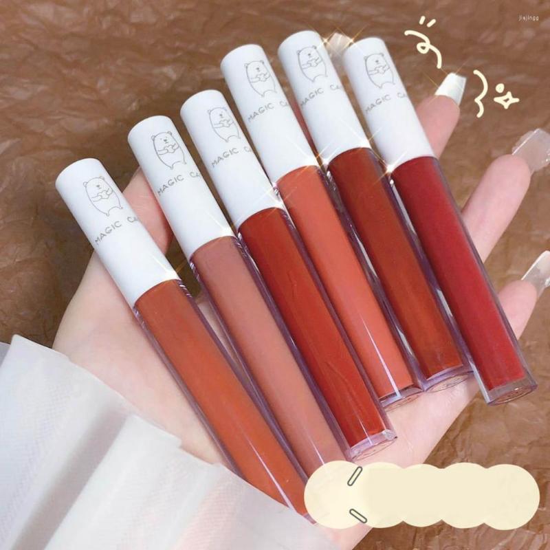 Lip Gloss 6Pcs/Set Fashion Matte Lipstick Smooth Cute Bear Pattern Liquid Beauty Makeup Glaze
Lip Gloss 6Pcs/Set Fashion Matte Lipstick Smooth Cute Bear Pattern Liquid Beauty Makeup Glaze