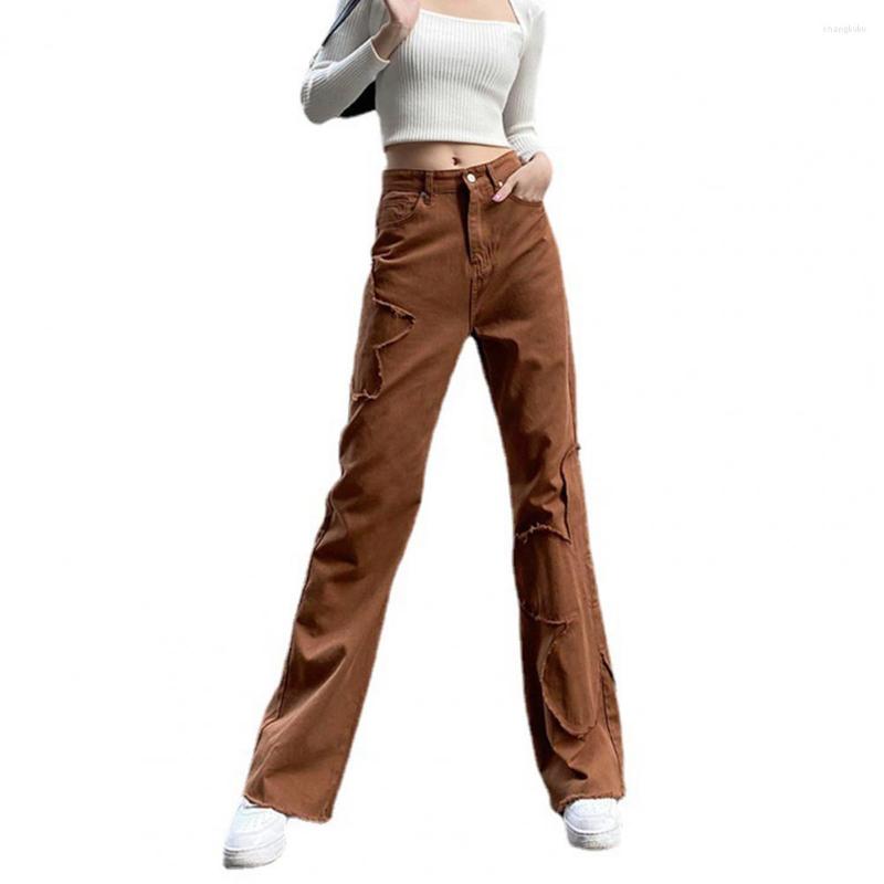 Women's Jeans Ele-choices Autumn Winter Women Pants Floral Patchwork Loose Fashion Mid Rise Solid Color Trousers For Work Daily Life, Khaki
Women's Jeans Ele-choices Autumn Winter Women Pants Floral Patchwork Loose Fashion Mid Rise Solid Color Trousers For Work Daily Life, Khaki