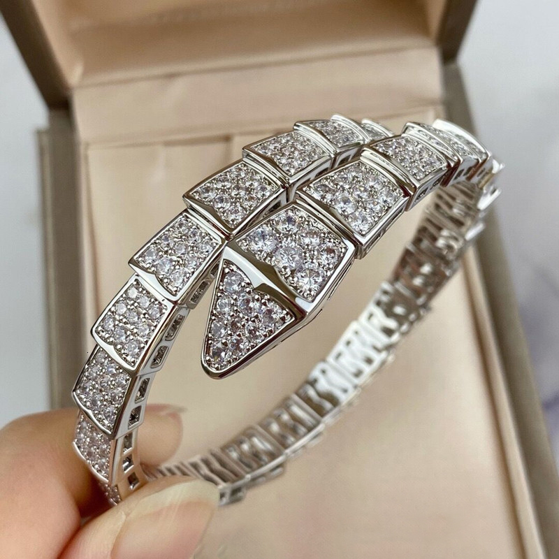Bangle Highquality 925 sterling silver zircon elastic wide snakebone bracelet Womens fashion luxury brand party jewelry 230313
Bangle Highquality 925 sterling silver zircon elastic wide snakebone bracelet Womens fashion luxury brand party jewelry 230313