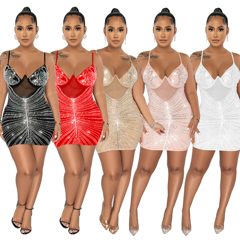 Women Casual Dresses Sexy Mesh Rhinestone Underwire Bodycon Summer Women Sheer Mesh Crystal Party Dresses Diamonds Rhinestone Dress Bodystocking Lingerie, Red
Women Casual Dresses Sexy Mesh Rhinestone Underwire Bodycon Summer Women Sheer Mesh Crystal Party Dresses Diamonds Rhinestone Dress Bodystocking Lingerie, Red