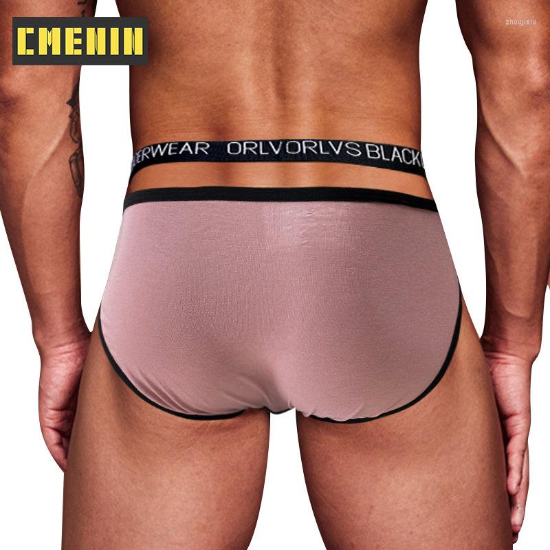 

Underpants CMENIN Ins Style Cotton Gay Sexy Men's Panties Briefs Men Low Waist Innerwear Jockstrap Underwear Man Brief Homme, Or6314-white