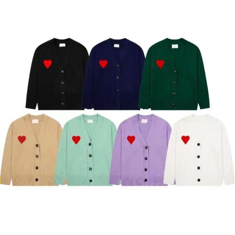 Down jacket Paris Fashion Womens Knits Tees Designer Knitted Sweater Embroidered Red Heart Solid Color Big Love V Neck Sweaters Coat ov Cgwr
Down jacket Paris Fashion Womens Knits Tees Designer Knitted Sweater Embroidered Red Heart Solid Color Big Love V Neck Sweaters Coat ov Cgwr