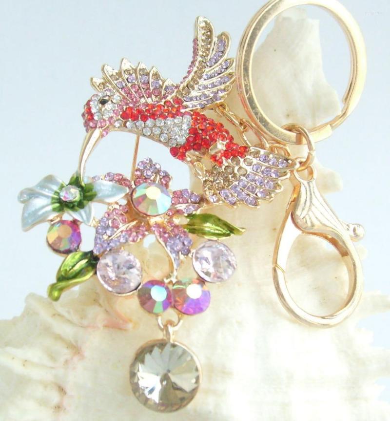 Keychains 3.54" Unique Bird Hummingbird Keychain Multicolor Austrian Crystal Pendant K06385C2
Keychains 3.54" Unique Bird Hummingbird Keychain Multicolor Austrian Crystal Pendant K06385C2