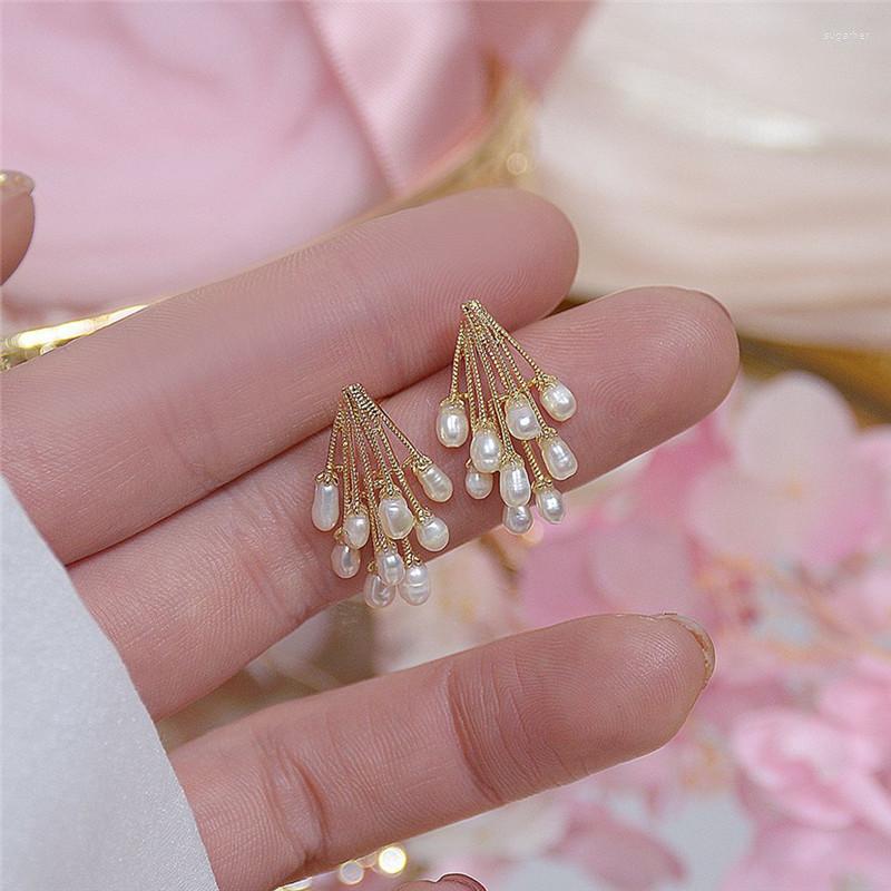 Stud Earrings Arrive 14K Real Gold Baroque Natural Freshwater Pearl For Women Cubic Zircon ZC Elegant
Stud Earrings Arrive 14K Real Gold Baroque Natural Freshwater Pearl For Women Cubic Zircon ZC Elegant
