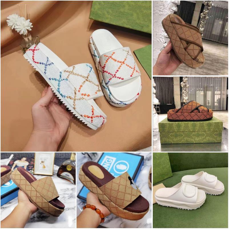 Luxury Designer Women Sandal Canvas Platform Slippers Real Leather Beige Brick Red Colors Beach Slides Slipper Outdoor Party Classic San WQE, Color 44
Luxury Designer Women Sandal Canvas Platform Slippers Real Leather Beige Brick Red Colors Beach Slides Slipper Outdoor Party Classic San WQE, Color 44