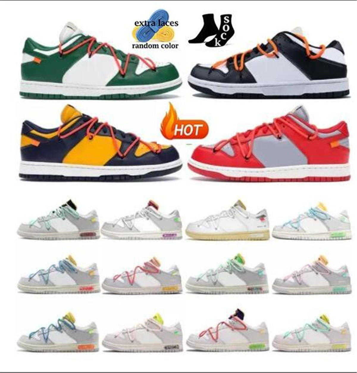 Designers Casual Shoes Dear Summer Lot 1 05 Of 50 Collection Red Pine Orange Green Low White OW The 50 TS Trainer Chunky UNC Mens Women Sneakers S1, 17
Designers Casual Shoes Dear Summer Lot 1 05 Of 50 Collection Red Pine Orange Green Low White OW The 50 TS Trainer Chunky UNC Mens Women Sneakers S1, 17