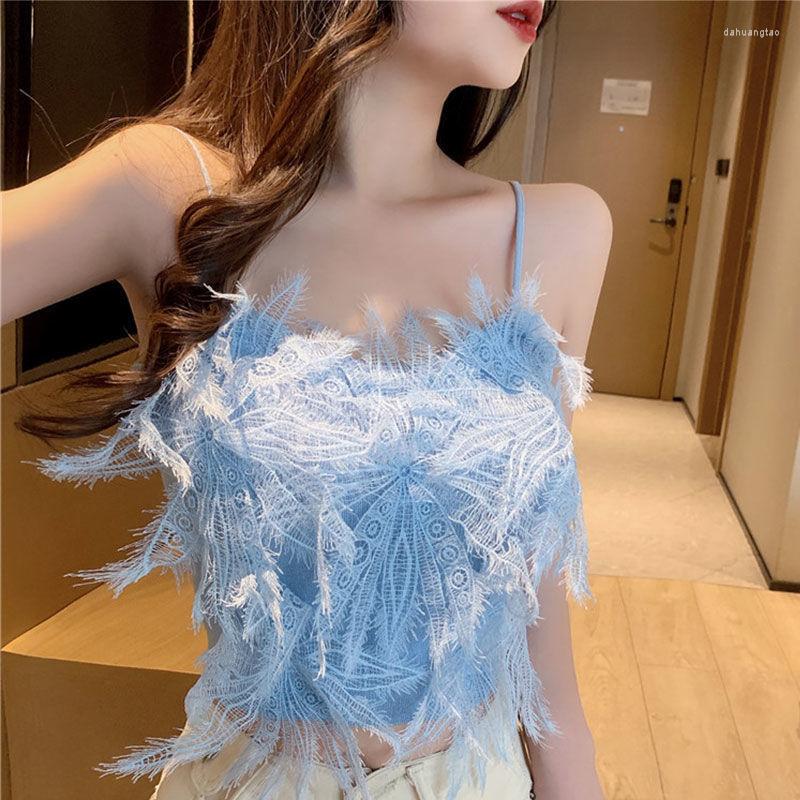 Women' Tanks 2023 Summer French Lace Sexy Hollowed Out Flower Suspender Super Fairy Foreign Style Vest Temperament Top, White
Women' Tanks 2023 Summer French Lace Sexy Hollowed Out Flower Suspender Super Fairy Foreign Style Vest Temperament Top, White