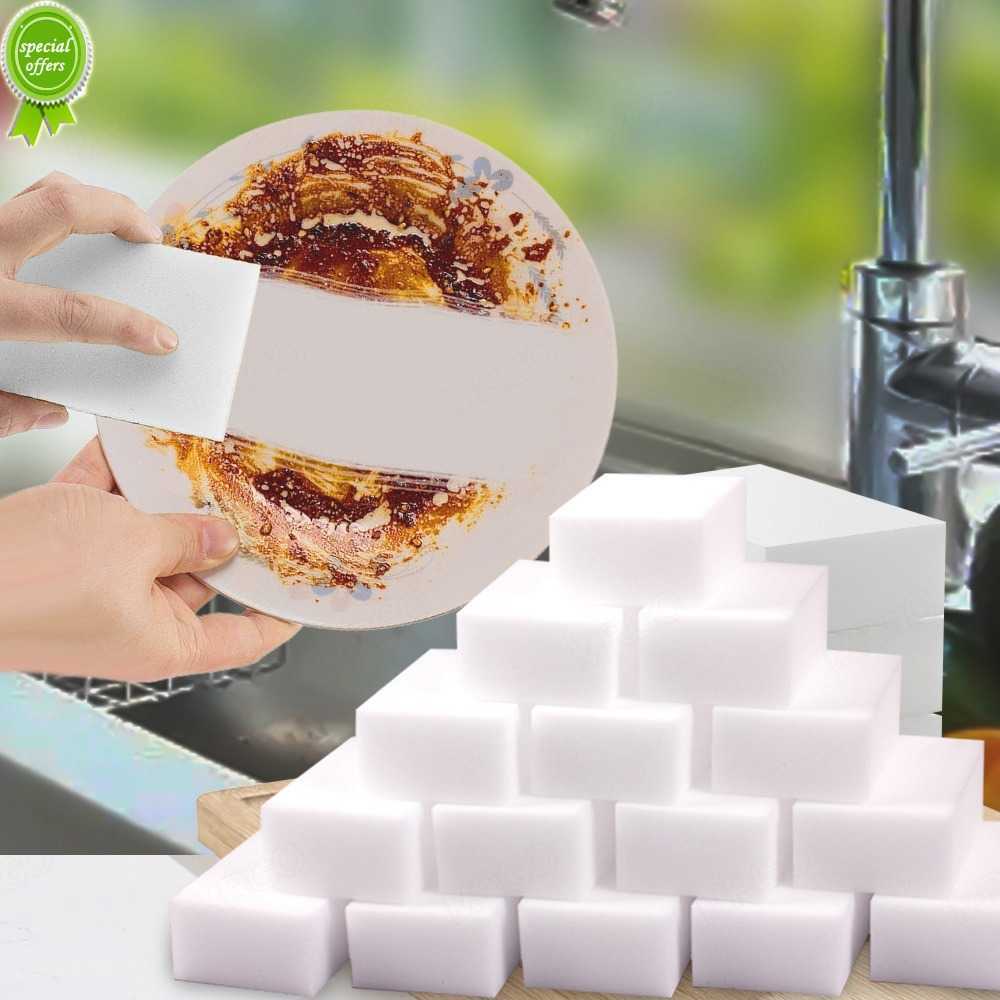 New 30/50/100 Pcs Melamine Sponge Magic Sponge Cleaner Eraser Melamine Sponge Cleaning for Kitchen Bathroom Supplies Cleaning Tool