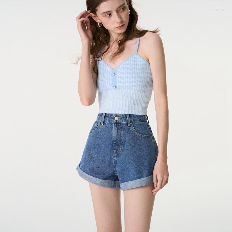 Women's Shorts Summer Women Jeans High Waist Loose Edge Curl A-Line Female Leisure Solid Color Thin Classic Office Lady Pants, Charcoal grey
Women's Shorts Summer Women Jeans High Waist Loose Edge Curl A-Line Female Leisure Solid Color Thin Classic Office Lady Pants, Charcoal grey