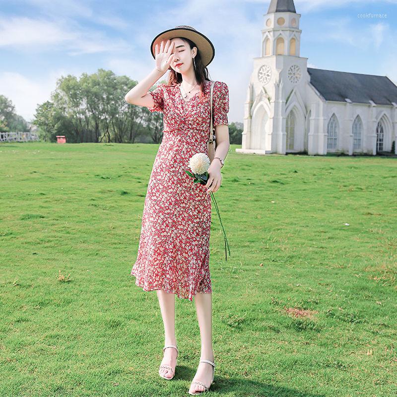 Party Dresses Dress 2023 Summer Crushed Chiffon Short Sleeve Female Korean The Waist Slimming Red Medium Long Skirt A Word, Pink
Party Dresses Dress 2023 Summer Crushed Chiffon Short Sleeve Female Korean The Waist Slimming Red Medium Long Skirt A Word, Pink