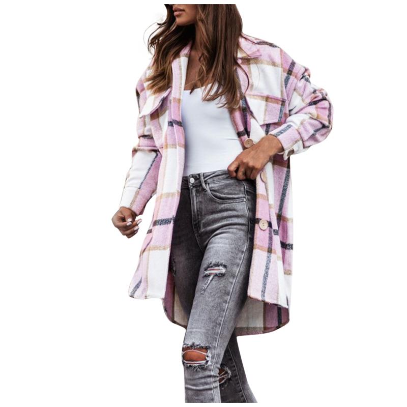 Women' Jackets Womens Overcoat Plaid Print Warm Winter Lapel Single-Breasted Long Sleeve Outwear Coat JacketWomen, Blue
Women' Jackets Womens Overcoat Plaid Print Warm Winter Lapel Single-Breasted Long Sleeve Outwear Coat JacketWomen, Blue