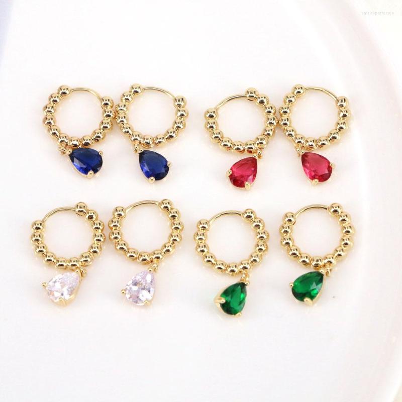Hoop Earrings 5 Pairs Elegant Temperament Cubic Zircon Crystal Trendy Water Drop Ear Dangler Birthday Present
Hoop Earrings 5 Pairs Elegant Temperament Cubic Zircon Crystal Trendy Water Drop Ear Dangler Birthday Present