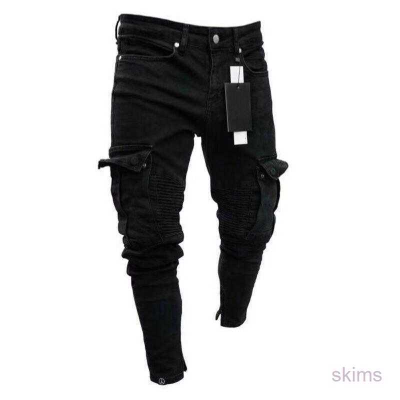 23ss Men's Jeans 2021fashion Black Jean Men Denim Skinny Biker Destroyed Frayed Slim Fit Pocket Cargo Pencil Pants Plus Size S-3xl Fashion
23ss Men's Jeans 2021fashion Black Jean Men Denim Skinny Biker Destroyed Frayed Slim Fit Pocket Cargo Pencil Pants Plus Size S-3xl Fashion