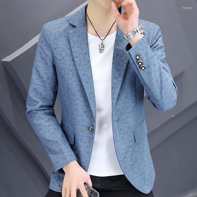 Men's Suits 2023 Spring Fashion Plaid Men Blazers Slim Fit Casual Suit Jacket Business Social Dress Coat Streetwear Blazer Masculino, Blue
Men's Suits 2023 Spring Fashion Plaid Men Blazers Slim Fit Casual Suit Jacket Business Social Dress Coat Streetwear Blazer Masculino, Blue