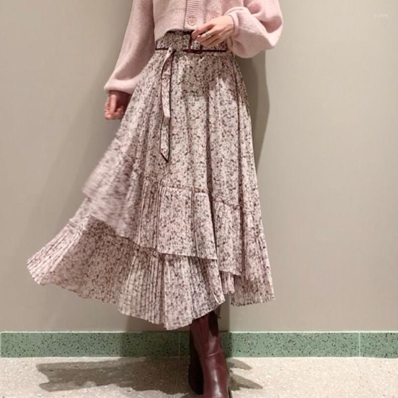 Skirts Spring Summer Faldas Mujer 2023 Chic Irregular Broken Flower Womens High Waist Belt Skirt Elegant Jupe Femme, Green
Skirts Spring Summer Faldas Mujer 2023 Chic Irregular Broken Flower Womens High Waist Belt Skirt Elegant Jupe Femme, Green