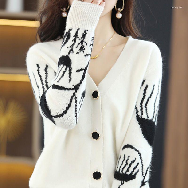 Women's Knits Vintage Fashion Casual Loose Chic Knitted Sweater Cardigan Women Autumn V-neck Single Breasted Long Sleeve Knit Top Coat, Black
Women's Knits Vintage Fashion Casual Loose Chic Knitted Sweater Cardigan Women Autumn V-neck Single Breasted Long Sleeve Knit Top Coat, Black