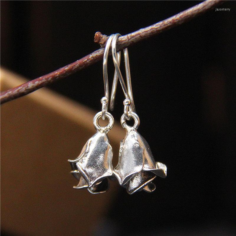 Hoop Earrings Real S925 Sterling Silver Original Handmade Vintage Rose Make Old Lady Exquisite Commemorative Gift Jewelry
Hoop Earrings Real S925 Sterling Silver Original Handmade Vintage Rose Make Old Lady Exquisite Commemorative Gift Jewelry