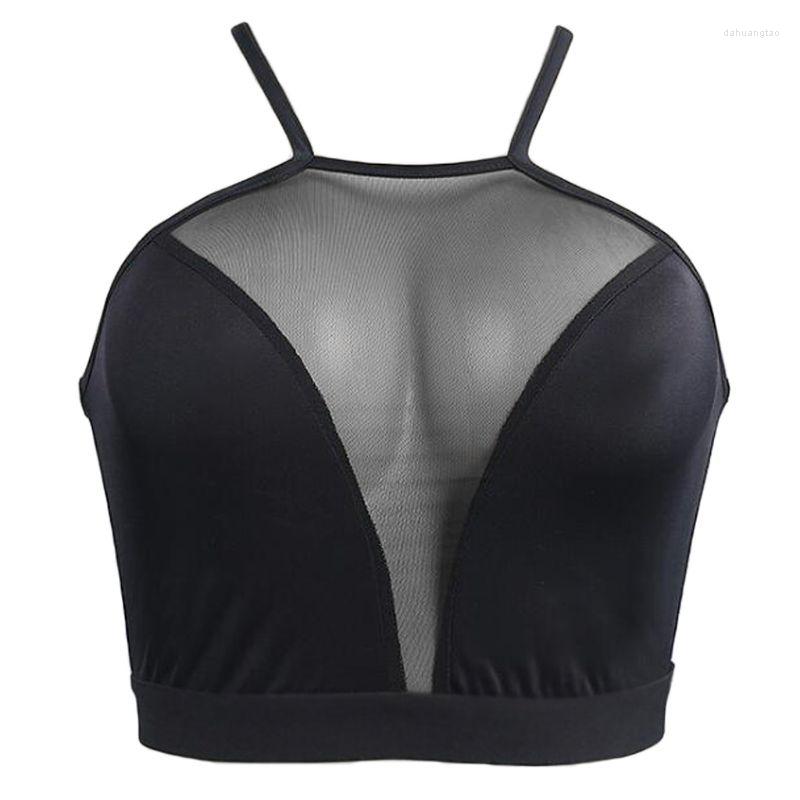 Women's Tanks Women Sleeveless Black Crop Top Halter Sheer Mesh Patchwork Camisole Criss Cross Strappy Backless Bralette Bustier, Picture shown
Women's Tanks Women Sleeveless Black Crop Top Halter Sheer Mesh Patchwork Camisole Criss Cross Strappy Backless Bralette Bustier, Picture shown